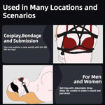 13 Pcs Bdsm Restraints Kit Sex Toys Bondage Restraints Set For Beginner Handcuffs Anal Plugs For Adult Couples Sm Games
