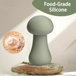 Mini Electric Handheld Massager Wand, Personal Wand Massager Made Of Body-Safe Silicone With 10 Vibration Modes, Fully Waterproof And Portable,Suitable For Shoulder, Neck And Back Massage-Green