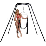 Ultimate Sex Swing Stand | Freestanding Steel Frame For Swings & Slings | Holds Up To 400 Lbs | No Installation Needed | Fast Setup & Storage
