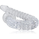 Adult Sex Toy Anus Sex Dilator Butt Plug Transparent Tpe Ultra Long Anal Plug Vaginal G-Spot Massager For Men Women Couple Advanced Player Dildo (19 In)