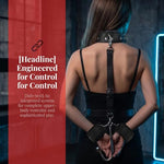 Anal Hook Sex Leash with Bondage Collar Handcuffs to Sex Self Bondage Set