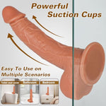 8.2 Inch Silicone Dildo, Realistic Adult Sex Toy For Vaginal, Clitoral, And Anal Stimulation, Soft Body-Safe Material, Strong Suction Cup For Hands-Free Play, Sex Toys For Women, Men, And Couples