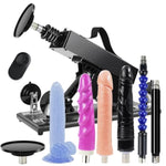 Sex Machine Thrusting Automatic Dildo Machines With Remote Control, Remote Control Thrusting Sex Machine With Attachments, Automatic Dildo Machine Adult Machine With 3 Xlr Connector (7 Set)