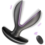Anal Vibrator Training With 7 Vibration Silicone Vibrating Sex Toys Anal Plug Remote Control Prostate Massager Butt Plug Dilator For Men Women And Couples G-Spot Stimulator