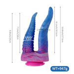 Realistic Double-Ended Dildo + 6.7 Inch Anal Butt Plug Trainer (S)