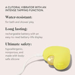goop Wellness Heartthrob Vibrator | Clitoral Stimulator & Massager | 2 Motors with 3 Speeds and 7 Vibrating Patterns Each | Rechargeable & Water Resistant | Phthalate, Latex, & BPA Free