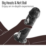 9.8 Inch G-Spot Dildo Without Balls With Realistic Venis, 2.8'' Diameter Huge Thick Dildo With Suction Cup For Hands-Free And Anal Play, G-Spot Giant Dildos Anal Sex Toys For Women Men