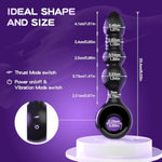 Thrusting Vibrating Anal Plug, Anal Beads With 10 Vibrations&7 Thrust Prostate Massager Adults Toys, Male Sex Toys Vibrating Butt Plug, Anal Toys Bullet G-Spot Vibrator For Men Women Couples