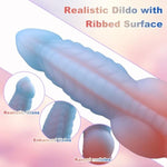 Luminous Fantasy Dildo, Silicone Anal Monster Dildo, Huge Thick Long Realistic Dragon Dildo, Giant Soft Suction For Women, Flexible Big Strap-On For Anal G-Spot Play (Luminous A)
