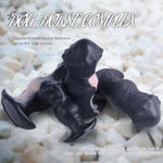 4.45In Butt Plug Silicone Anal Plug Horse Dildo, Small Butt Plug Soft Anal Sex Toy Prostate Massager, Wearable Fantasy Toy Monster Dildo Gay Sex Toys Anal Play For Beginner Men Women Couple Gay (Black