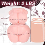 Mini 2 Lbs Sex Doll Male Masturbators, Silicone Adult Sex Toys Lifelike Pocket Pussy, Small Adult Sex Dolls With Realistic Ass Stroker, Portable Clothed Adult Sensory Toys With 3D Textured