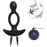 Electro Shock Trainer Kit, Electric Shock Soft Silicone Plug Butt Plug, Multi-Frequency Electric Stimulation Anal Plug Dilator, Sm Sex Toys Massager For Women, Men, Couples