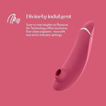 Premium 2 Pink Clitoral Suction Personal Massager Vibrator & Pjur Aqua Water Based Personal Lubricant 3.4 Fl Oz - Sex Toys For Women Bundle