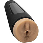 Doc Johnson Main Squeeze - Ariana Marie - Squeeze Plate for Precise Pressure - Twist End Cap to Control Suction - Discreet Premium Stroker - Male Masturbator, Vagina, Vanilla