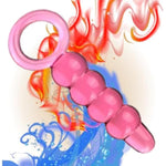 Anal Butt Plug Glass Anal Trainer With Big O Ring Crystal Pleasure Wand Sex Toy,G-Spot Pleasure Wand Glass Dildo Expander Crystal Anal Plug Anal Masturbator Sex Toy For Men Women(Style 4)