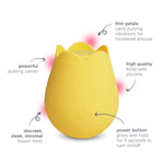 Rose Toy Lemon Vibrator For Women, Clitoral Stimulator Made Of Body-Safe Silicone, Waterproof, Usb Rechargeable And 10 Pulsing Settings Sex Toy, Lemon