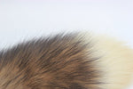 Versatile Tail Stainless Steel Fox Tail: Sensual Anal Plug & Stylish Keychain (Small Plug, Red)