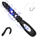 Anal Plug Sex Toys Vibrator, Electric Shock Anal Vibrator, Anal Sex Toys, 9 Beads Vibrating Anal Plug With 10 Powerful Vibrations 3 Electric Shock Pulse Modes, Anus Massager G-Spot Anal Sex Toy