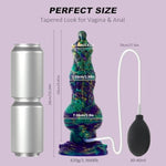 10.24" Squirting Monster Dildo Fantasy Ejaculating Dog Knot Penis,Silicone Realistic Tentacle Dildo Dragon Cock W/Enema Bulb,Thick Anal G Spot Stimulator Suction Cup Masturbator Sex Toy For Women Men