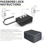 Locking Storage Box For Sex Toys | Portable Ditty Travel Box | Discreet Adult Toy Organizer Case With Combination Lock & Drawstring Bags (Dark Grey, 15" X 10" X 5.9" (38X26X15 Cm))