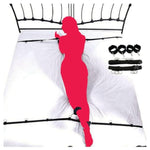 Bed Bondage Restraints Kit For Couples Under King Bed Queen Size Bed Ties Wrist Ankle Straps For Adult Play Restraints And Handcuffs Sex Bondage Set Blindfold And Hand Ties For Bedroom Toys Sweater