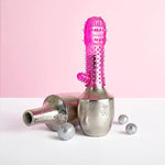Nubbed Penis Sleeve With Clitoris Stimulator - Textured Cock Sleeve For Intense Stimulation - Flexible, Partner Pleasure, 12Cm