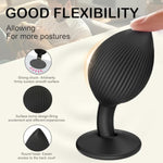 3Pcs Anal Plug Adult Sex Toys, Silicone Butt Plug Set For Beginners Advanced Userss, Anal Plugs Anal Training Kit Sex Toys For Man, Women And Couple With Sucker Base Prostate Toys?Black?