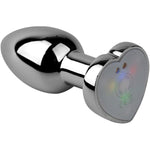 Luminous Love Base Remote Control 10 Frequency Vibration Metal Anal Plug Masturbation Anal Plug Sm Sex Toy