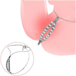 Female Adjustable Labia Clip Massager Stainless Steel Pull Bead Couple Bdsm Bondage Passion Orgasm Slave Female Gift