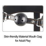 Anal Hook Bdsm Sex Bondage, Bed Restraint Kit With Adjustable Handcuffs Collar, Leather Furniture Restraint Set With Ball Gag And Adjustable Leather Handcuffs, Adult Sex Toys For Couple Foreplay