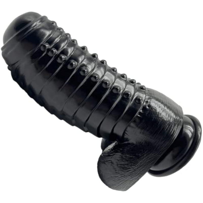 Lifelike 11.8 Inch Long 3.74 Inch Dildo, Black