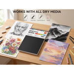 9x12 Kids Art Sketchbook Drawing Pad with 100 Sheets Fine-Textured Matte Paper