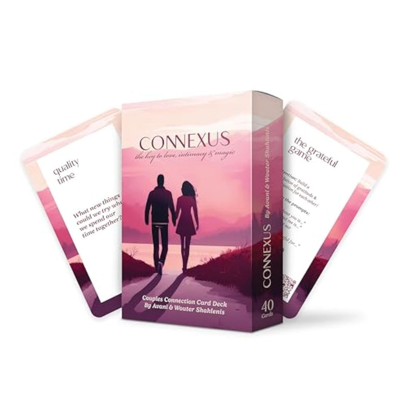 Couples Card Deck – 40 Conversation Starters + Live Challenge – Relationship Game For Adults, Romantic Date Night Game, Anniversary & Wedding Gift, Marriage & Therapy Tool