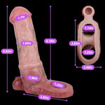Liquid Silicone Penis Sleeve Cock Enlargement And Penis Sleeve Silicone Realistic Cock Extender