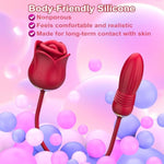 Adult Sex Toys Vibrator,2 In 1 Mouth-Shaped Tongue Vibrator Clitoral Stimulator For Women With 10 Vibration And 3 Kissing Modes, Sexual Pleasure Tools Consoladores For Women