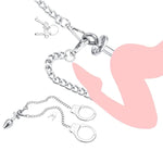 Butt Plug With Flirt Handcuffs, Metal Buttplug Adult Sex Bondage Restraint Bdsm Sex Toys For Men Women Couples Beginner Bedroom