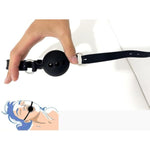 Silicone Breathable Ball Gag Holes For Adult Bondage Restraints Sex Play Bdsm Toys Sex Gag Muzzles (S)