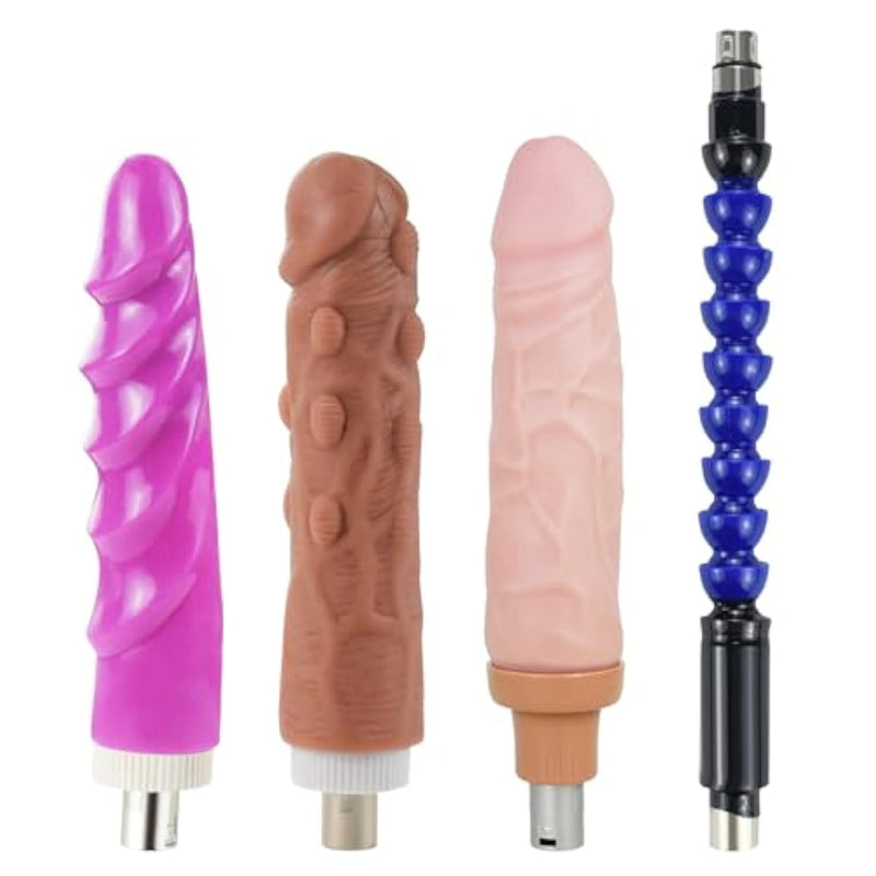 Sex Machine Attachment, 11 Inch Flexible Extendable Rod And 3 Style Sex Machines Dildos, 3Xlr Accessories, Sex Thrusting Machine Attachments Adult Toys For Women