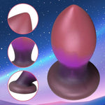 Anal Plug With Strong Suction Cup Butt Plug Anal Trainer Liquid Silicone Prostate Massage G-Spot Vaginal Stimulation Masturbators For Men Women Couple Beginners Advanced Players (M)