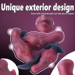 6.22In Huge Butt Plug Dragon Fruit Shape Prostate Massager, Big Butt Plug Wearable Giant Anal Fantasy Toy, Massive Butt Plug Training Soft Anal Stretcher Trainer For Advanced Men Women Couple Gay