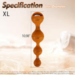 Silicone Anal Beads Butt Plug With Pull Ring 3 Beads With Gradual Design Large Anal Balls Chain For Anus Dilation Prostate G-Spot Stimulation Depth Play Training Adult Sex Toy Xl 10.98’’