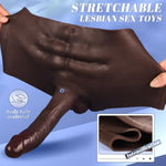 Strap On Dildo Sex Toys Thrusting Dildo Vibrator,Strap On Harness With 3 Thrusting & 9 Vibrating Heating Modes,Wearable Dildos Panties Transgender Clothing Adult Sex Toy For Lesbians Strapon
