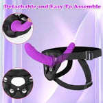 Strap On Dildo Womens Sex Toys - Double Ended Dildo Silicone Fantasy Long Dildos Hands Free Masturbators, Strap On Harness Big Anal Dildos Female Sex Toys Adult Toys For Women