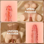 21.1Lb Sex Doll Torso Male Masturbator - Pocket Pussy Doll With Realistic Boobs Vagina And Anal | Hands Free Male Stroker With Tight Vaginal Anal Texture Sex Toys For Men Pleasure | Large Size