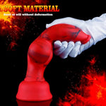 Large Knot Dog Dildo with Strong Suction Cup for Anal and Vaginal Play