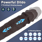 8.9“ Thrusting Dildo Vibrator Sex Toys - Remote Control Realistic Dildos With 9 Vibrating & 3 Thrusting Modes G Spot Dildo With Strong Suction Cup Adult Toys For Stimulation For Women Couples