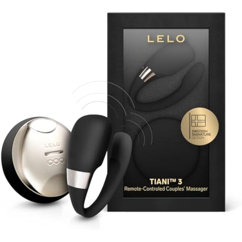 Tiani 3, Couples Vibrator, Remote Controled Sex Toy For Adults, Couple Sex Toy Wireless And Hands-Free Vibrator Satisfaction Adult Sex Toys For Women And Men, Black