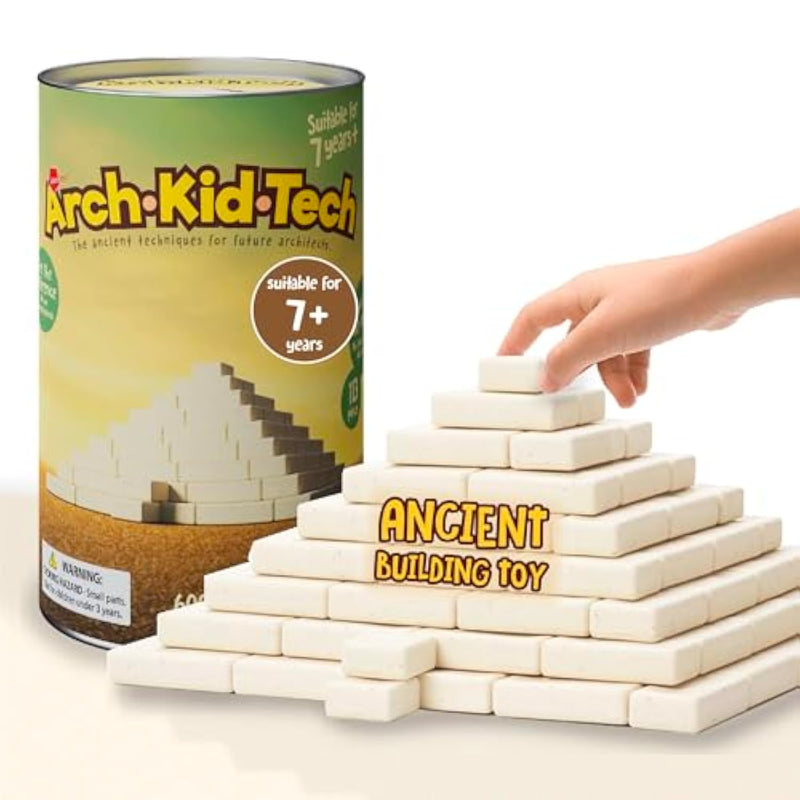 Ancient Pyramid Egypt Stem Toys Educational Stackable Building Blocks Bricks For Kids Ages 7 8 9 10+ Years Old, Creative Architectural Learning Games, Montessori Toys For Children, 122 Pcs