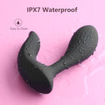 Vibrating Butt Plug Prostate Massager Sex Novelties P Spot Male Vibrator App Remote Control Dildo Vibrator With 9 Vibrating Frequency 3-In-1 G Spot Clitoral Stimulator For Women Men Couples (Black)