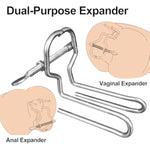Adjustable Anal Expander Vaginal Expander Butt Plug Personal Wand Massager - Stainless Steel Plugs Adjustable Anal Dilator Bdsm Sex Toys For Men Women